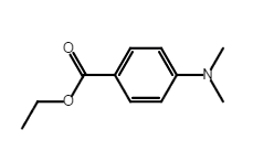 Photoinitiator EDB — molecular structure