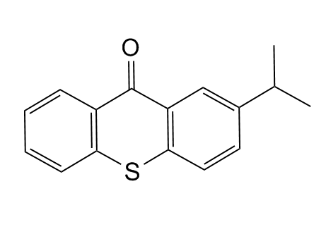 Photoinitiator ITX — molecular structure