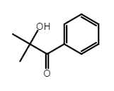 Photoinitiator 1173 — molecular structure