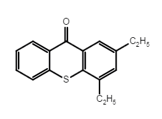 Photoinitiator DETX — molecular structure