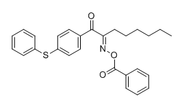 光引发剂 OXE-01 — 分子结构式