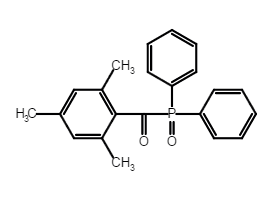 Photoinitiator TPO — molecular structure