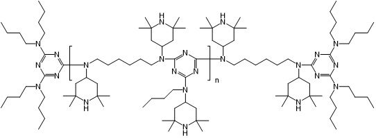 光稳定剂 UV-2020 — 分子结构式