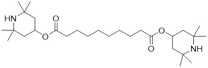 光稳定剂 UV-770 — 分子结构式
