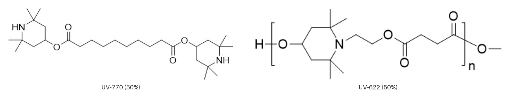 光稳定剂 UV-783 — 分子结构式