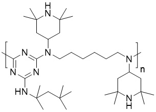 光稳定剂 UV-944 — 分子结构式